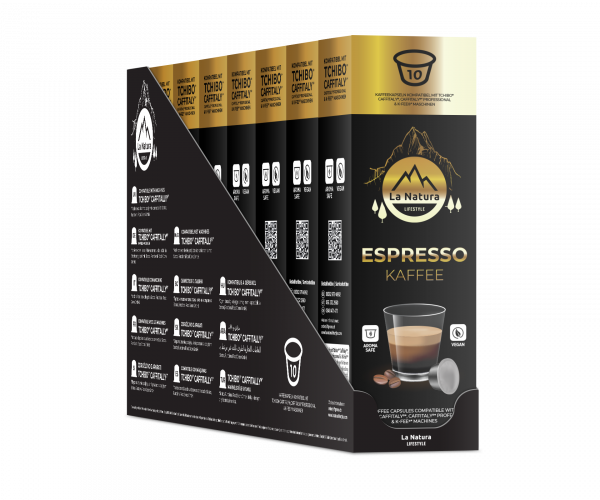 Espresso Gold 80 Kapseln - Tchibo Cafissimo®* kompatibel La Natura Lifestyle