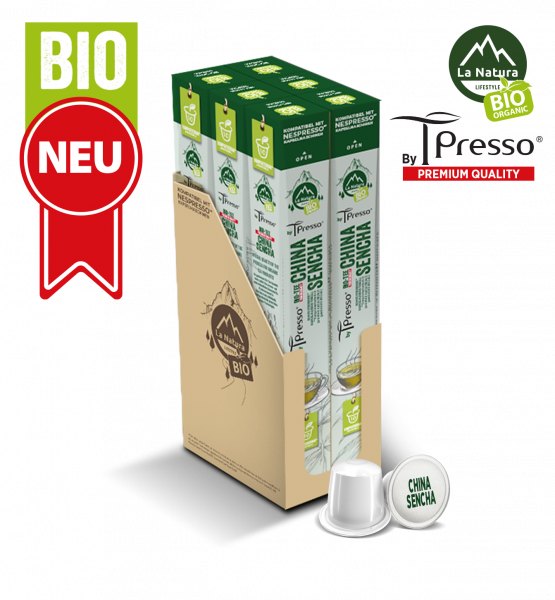 China Sencha BIO Tee - 60 Kapseln La Natura Lifestyle by Tpresso