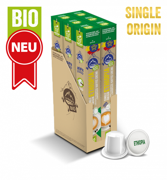 Ethiopia Single Origin BIO Kaffee - 60 Kapseln La Natura Lifestyle