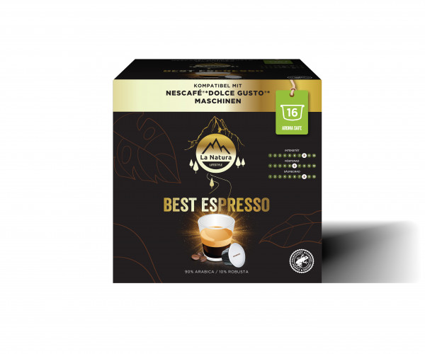 Espresso Dolce Gusto® 16 Kapseln La Natura Lifestyle