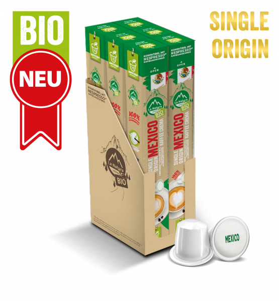 Mexico Single Origin BIO Kaffee - 60 Kapseln La Natura Lifestyle
