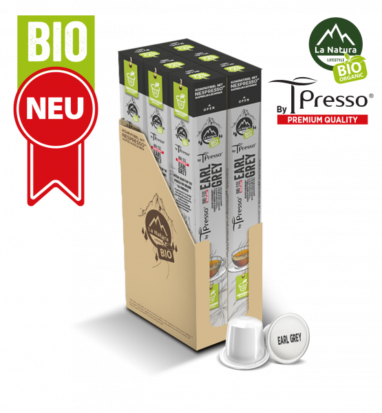 Earl Grey BIO Tee - 60 Kapseln La Natura Lifestyle by Tpresso