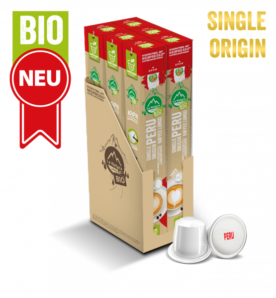 Peru Single Origin BIO Kaffee - 60 Kapseln La Natura Lifestyle